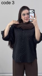 شومیز مدل لیورا کد 09928 A-1 - Image 4