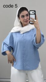 شومیز مدل لیورا کد 09928 A-1 - Image 5