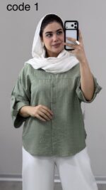 شومیز مدل لیورا کد 09928 A-1 - Image 2