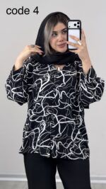 شومیز مدل بارانک کد 09943 A-5 - Image 4