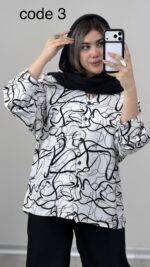 شومیز مدل بارانک کد 09943 A-5 - Image 3