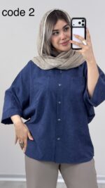 شومیز سیلک مدل روشان کد 09945 A-4 - Image 6