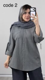 شومیز مدل یونا کد 09944 A-6 - Image 6