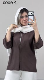 شومیز پری سیلک کد 09922 A-17 - Image 7