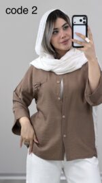 شومیز پری سیلک کد 09922 A-17 - Image 4