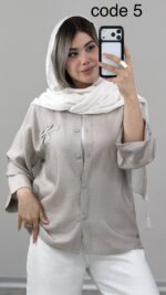 شومیز پری سیلک کد 09922 A-17 - Image 3