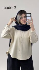 شومیز مدل دُرنا کد 09864 A-3 - Image 6