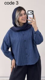 شومیز مدل دُرنا کد 09864 A-3 - Image 4