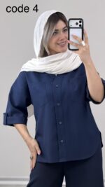 شومیز مازراتی کد 09953 A-7 - Image 3