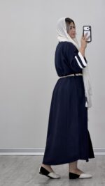 مانتو بلند سیلک کد 09937 A-10 - Image 6