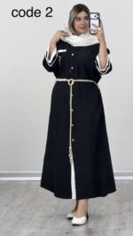 مانتو بلند سیلک کد 09937 A-10 - Image 7