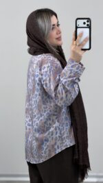 شومیز پری پلنگی کد 09783 A-6 - Image 4