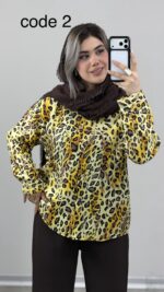 شومیز پری پلنگی کد 09783 A-6 - Image 5