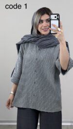 شومیز مدل توتیا کد 09693 A-19