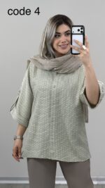 شومیز مدل توتیا کد 09693 A-19 - Image 4