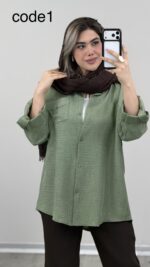 شومیز مدل پرشاد کد 09797 A-8 - Image 6