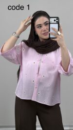 شومیز مدل پارینا کد 09787 A-2 - Image 4