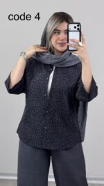 شومیز مدل سامینا کد 09695 A-16 - Image 4