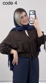 شومیز مدل آرتینا کد 09785 B-14 - Image 5