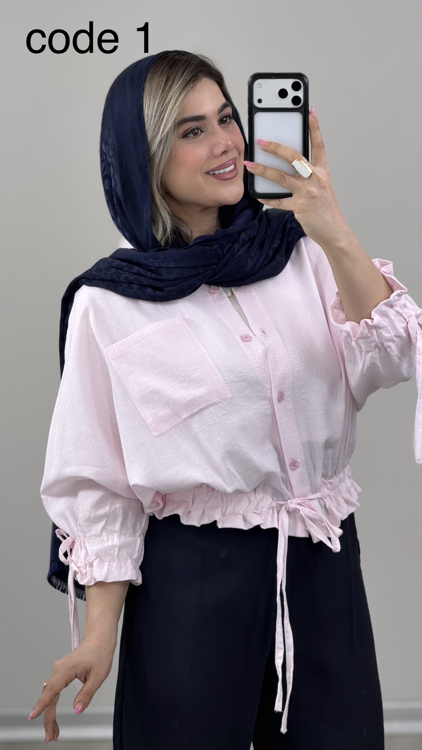 IMG_8956 شومیز مدل آرتینا کد 09785 B-14 - Image 1