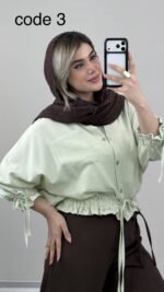 شومیز مدل آرتینا کد 09785 B-14 - Image 6