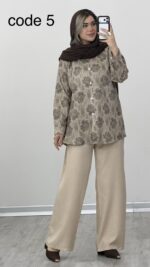 شومیز و شلوار مدل نونا کد 09807 A-20 - Image 9