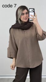 شومیز سیلک مدل رومیسا کد 09686 B-15 - Image 10