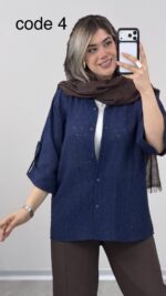 شومیز مدل پریچهر کد 09694 B-16