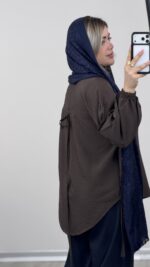 شومیز سیلک مدل بهناز کد 09815 B-3 - Image 8