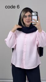 شومیز سیلک مدل بهناز کد 09815 B-3 - Image 7