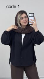 شومیز سیلک مدل بهناز کد 09815 B-3 - Image 4