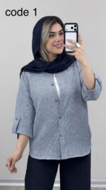 شومیز مدل ملیحه کد 09819 B-13 - Image 6