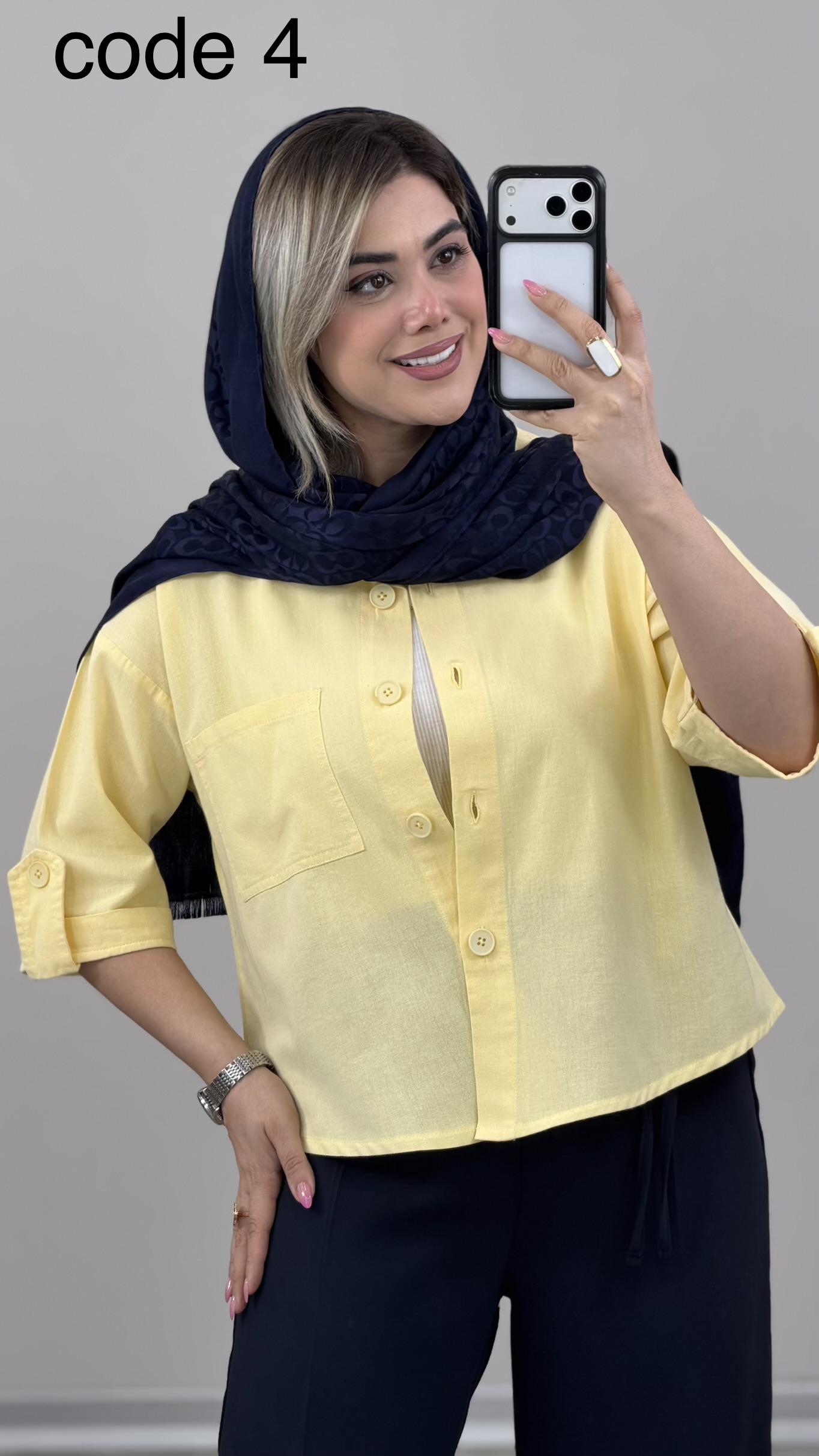 IMG_9235 شومیز مدل لی لی کد 09821 A-6 - Image 1