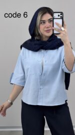 شومیز مدل لی لی کد 09821 A-6 - Image 4
