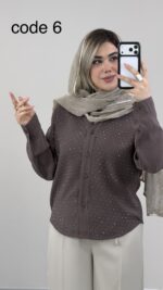 شومیز سیلک مدل گوهردخت کد 09824 B-10