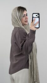 شومیز سیلک مدل گوهردخت کد 09824 B-10 - Image 3