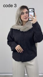 شومیز سیلک مدل گوهردخت کد 09824 B-10 - Image 4