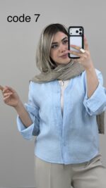 شومیز سیلک مدل گوهردخت کد 09824 B-10 - Image 2