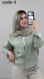 شومیز سیلک مدل گوهردخت کد 09824 B-10 - Image 7