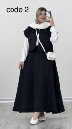 شومیز +وست + دامن کد 09869 - Image 6