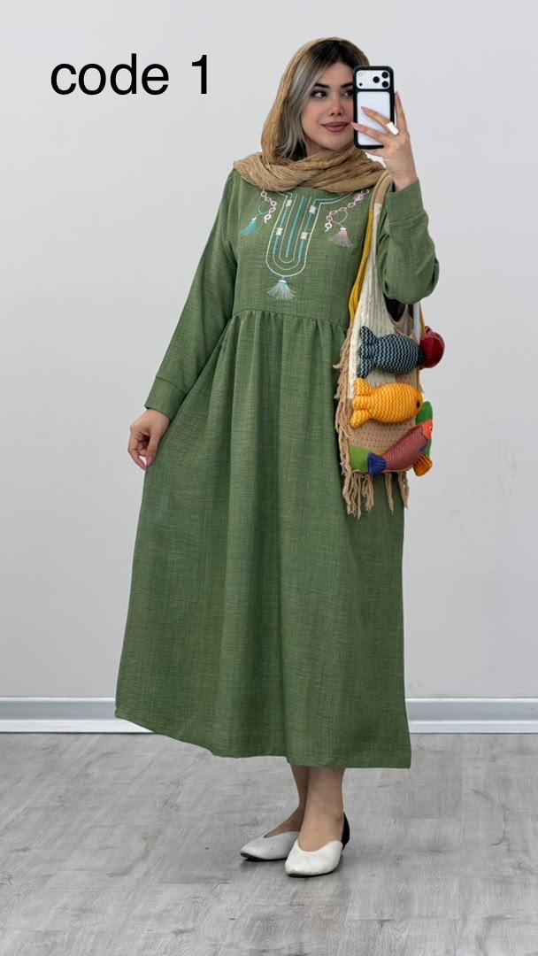 a80a270c-1021-4f87-b8e9-516fbc47fb98 پیراهن مدل پریرخ کد 09900 B-5 - Image 1