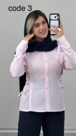شومیز ساعت شنی کد 09855 B-16