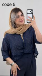 شومیز مدل فروزنده کد 09837 A-13 - Image 2