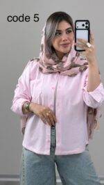 شومیز لینن مدل تیاناز کد 09829 B-13 - Image 10