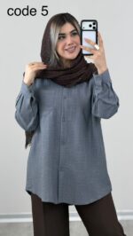 شومیز مدل زربانو کد 09835 B-15 - Image 2