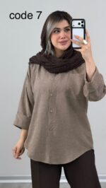 شومیز سیلک مدل ویستا کد  09685 - Image 9