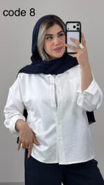 شومیز سیلک مدل آذر کد 09868 B-8 - Image 6