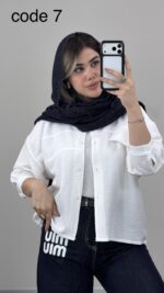 شومیز مدل نازنین کد 010084 B-14 - Image 4