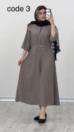 پیراهن نیم زیپ کد 010086 B-15 - Image 6