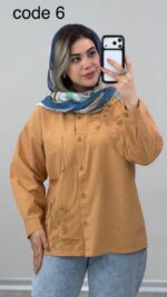 شومیز لینن ماهداد کد 010098 B-16 - Image 9